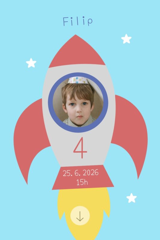 Vabilo za rojstni dan otroci 04