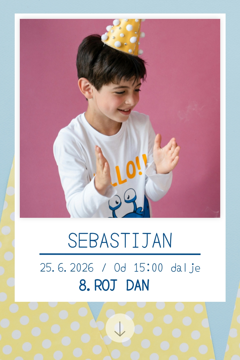 Vabilo za rojstni dan otroci 06